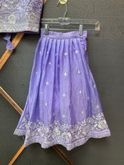 Toddler Girls Purple lehanga set
