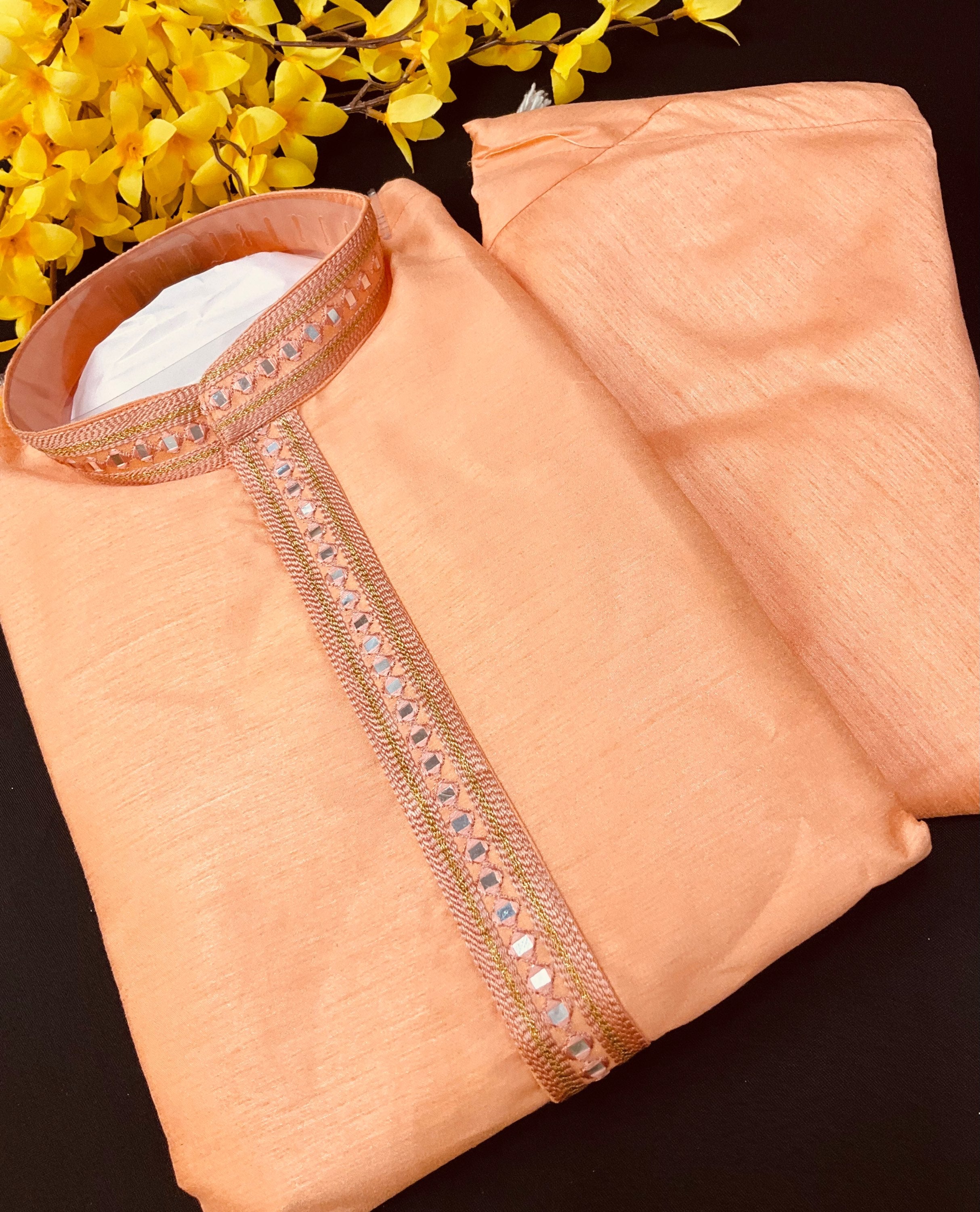 Kurta for Men - Elegant Silk Kurta Pajama Set for Men 42-44-46 image 0