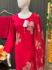 Roman Silk Kurti/Chudidhar set