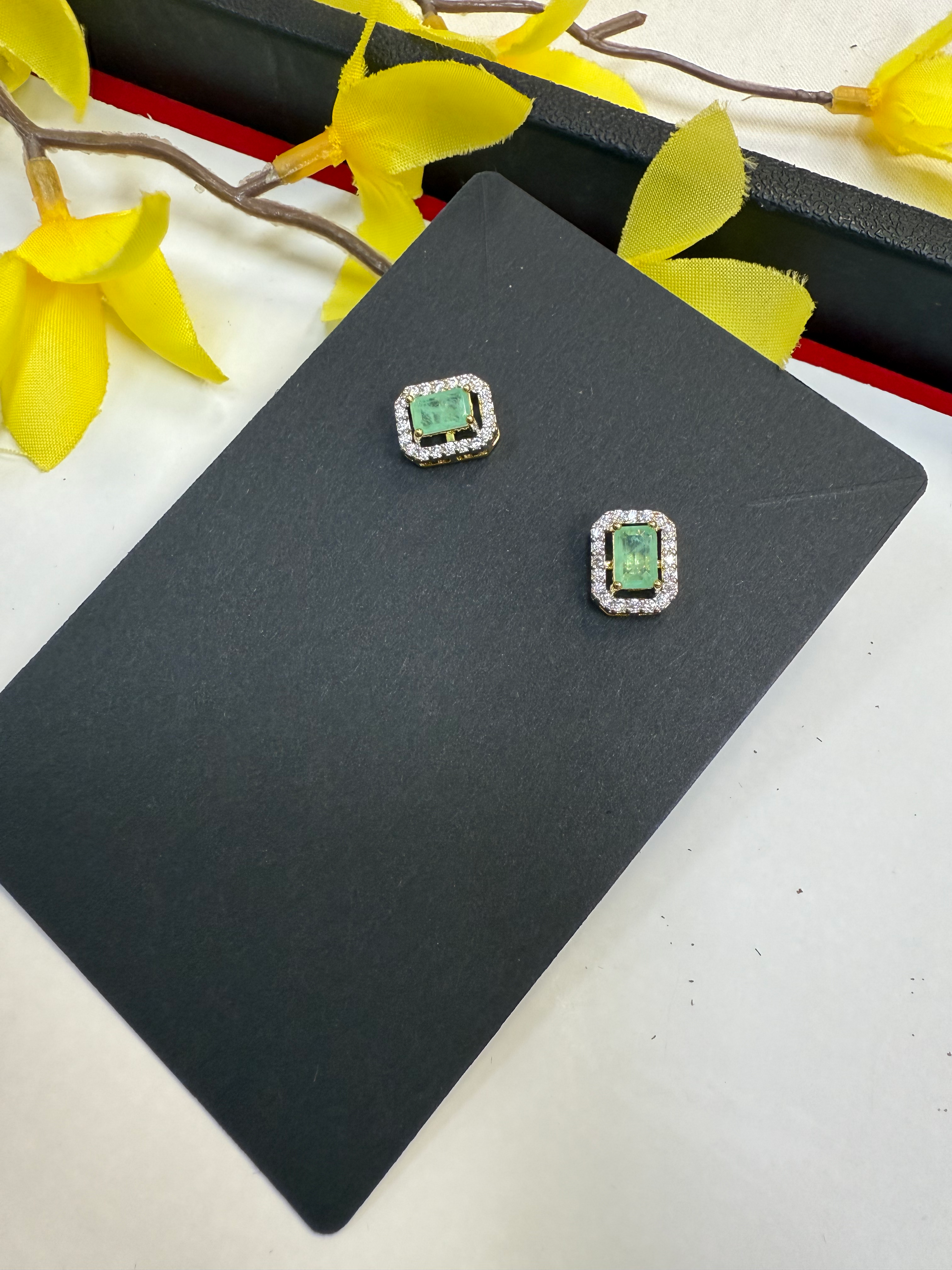 Small Studs/ Stone Earrings  image 1