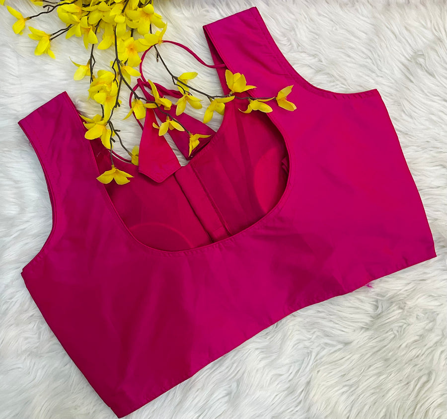 Plain Front Opening Blouse