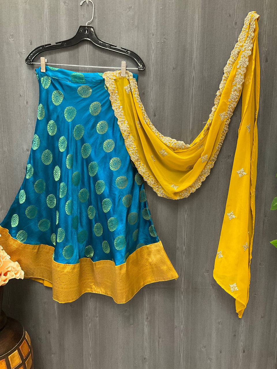 Party wear kids half saree set  image 5