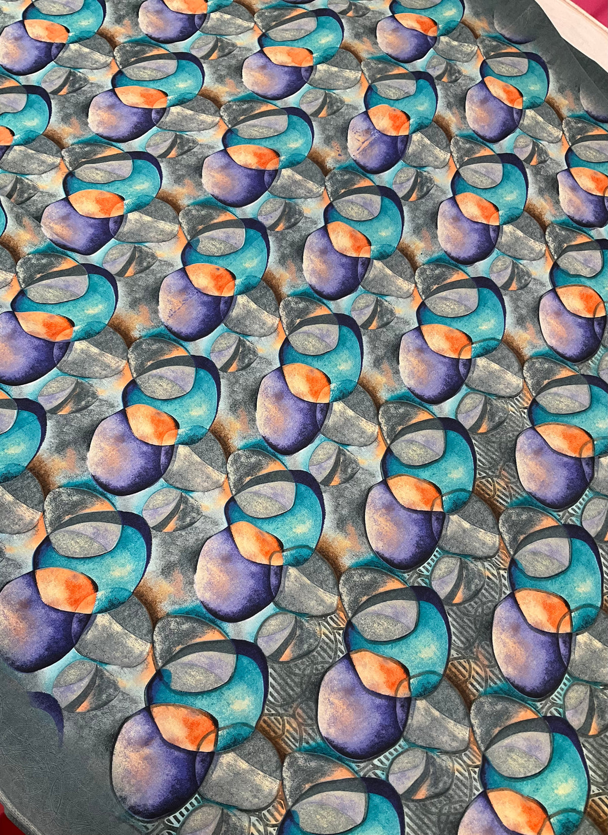 Crape Silk Digital Print Saree