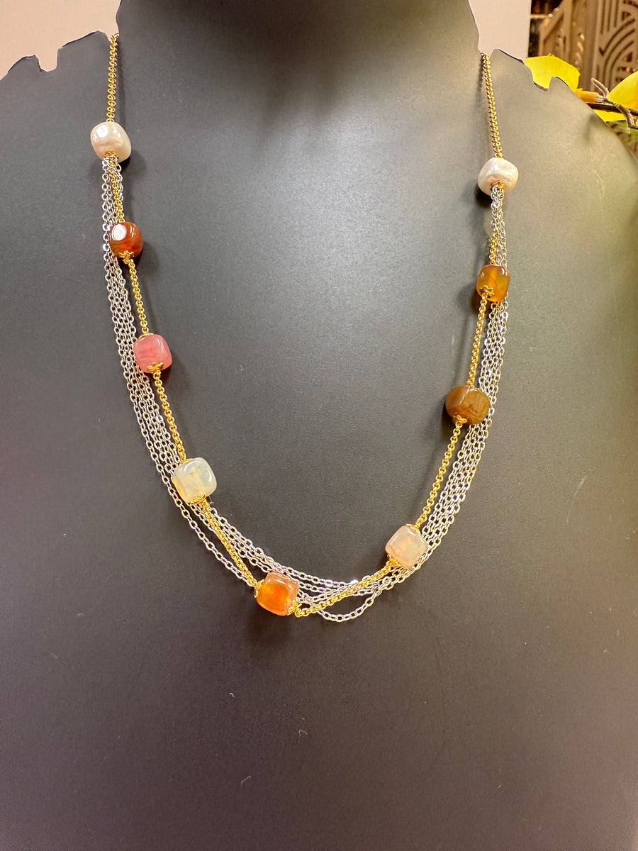 Mala with multicolor Beads