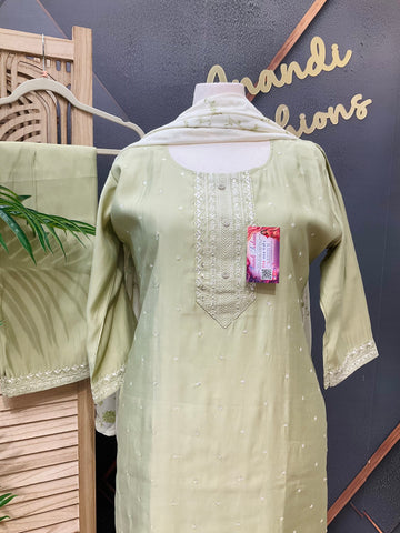 Plus Size Pastel Color - Kurti sets