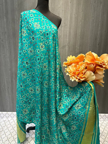 Semi Gajji Silk Dupatta - Radiant Colors