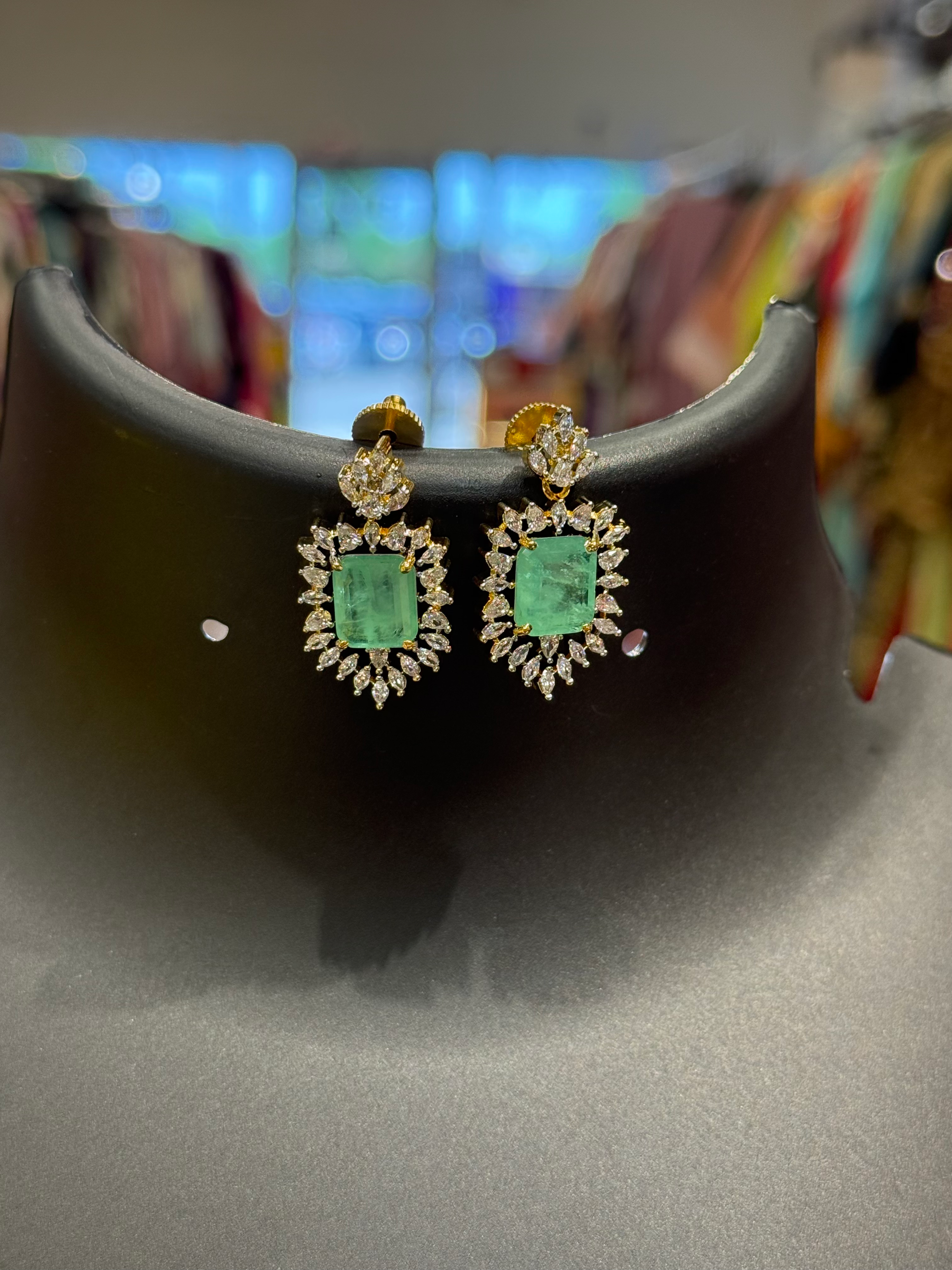 Party wear -CZ Necklace set image 2