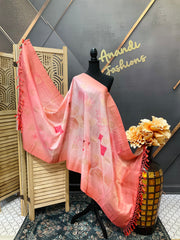Silk Dupatta with Digital Print