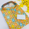 Chikankari Kurta - Multicolor Men’s Silk Chikankari Kurta
