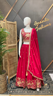 Pink Designer Lehanga set