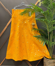 Mango Yellow Lehenga Skirt - Party & Wedding Wear