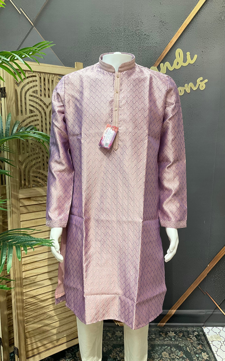 Men’s Lavender Kurta Set