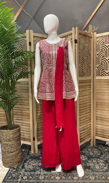 Teenage Girls - Red sharara