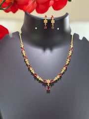 Micro Gold Polish Necklace Set