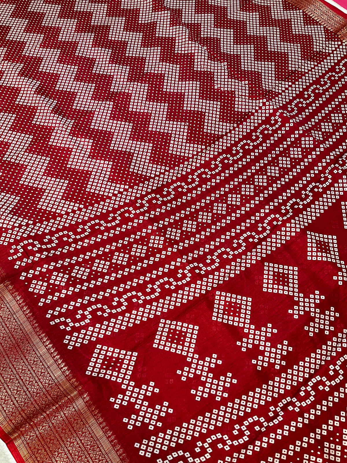 Maroon Silk Saree