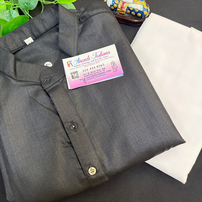 Size 50- plus size - Pure cotton Men’s wear Kurta Pajama set