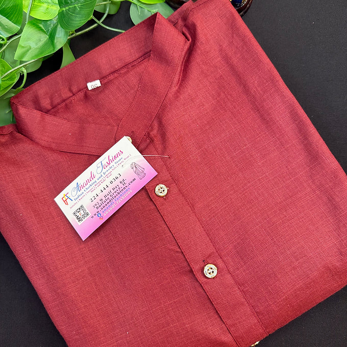 Size 50- plus size - Pure cotton Men’s wear Kurta Pajama set