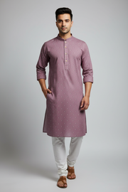Purple Mens kurta set