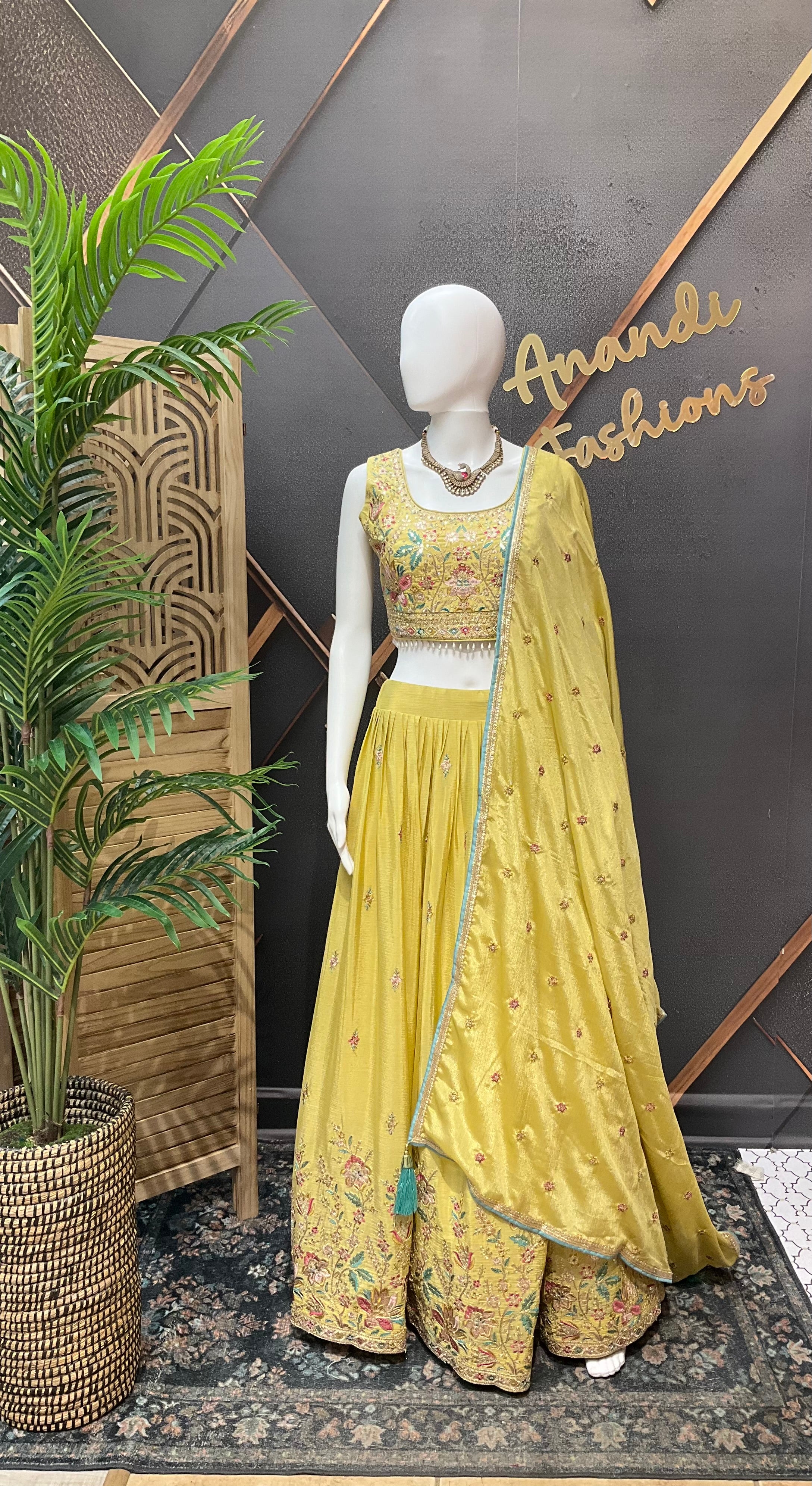 Premium Yellow Lehenga set
