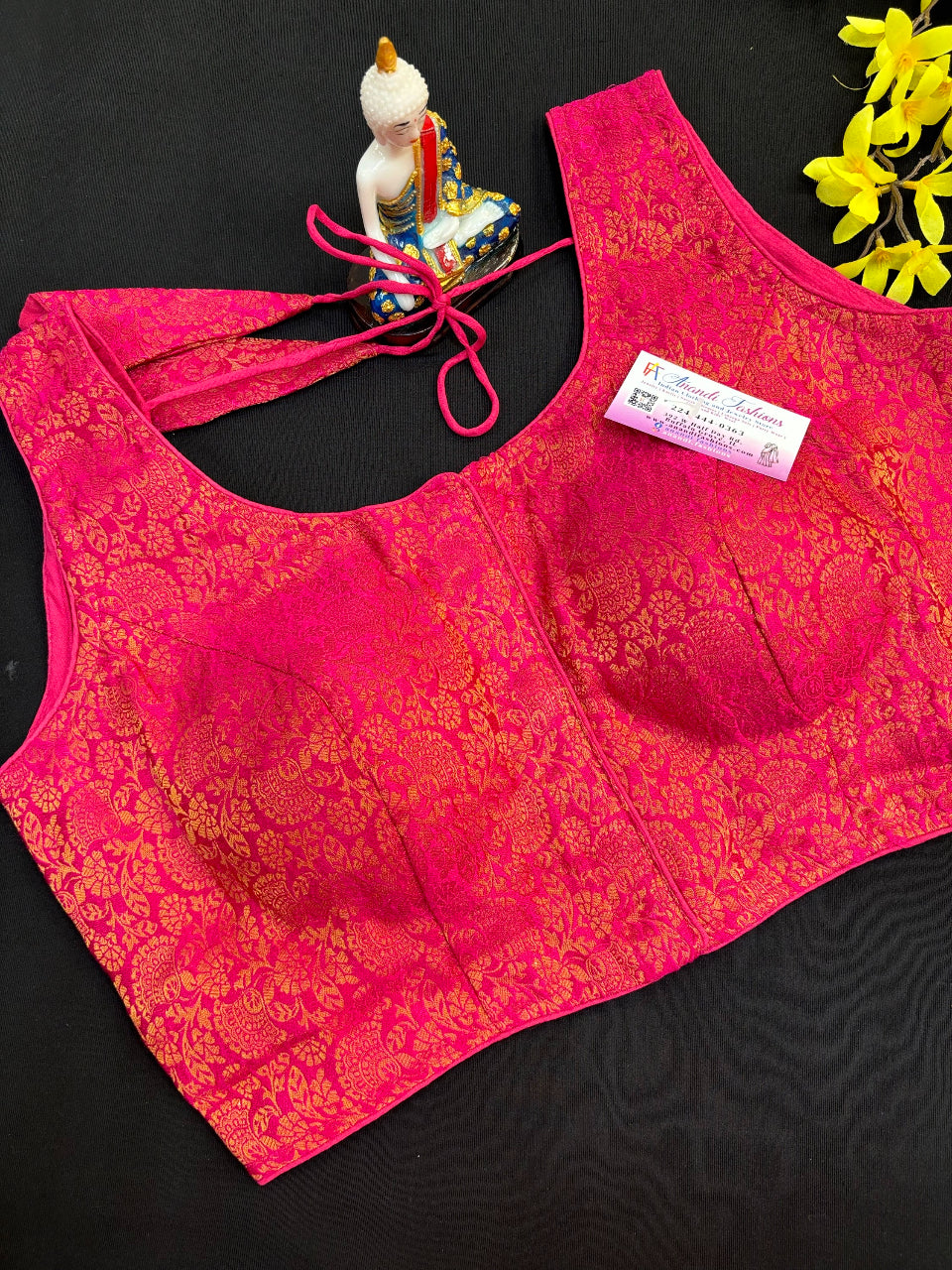 Front Opening Brocade Blouses-Size 42/44 image 0