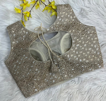 Size 40-Gold Fancy Blouse