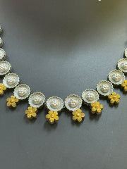 Dual Tone German Silver Necklace set