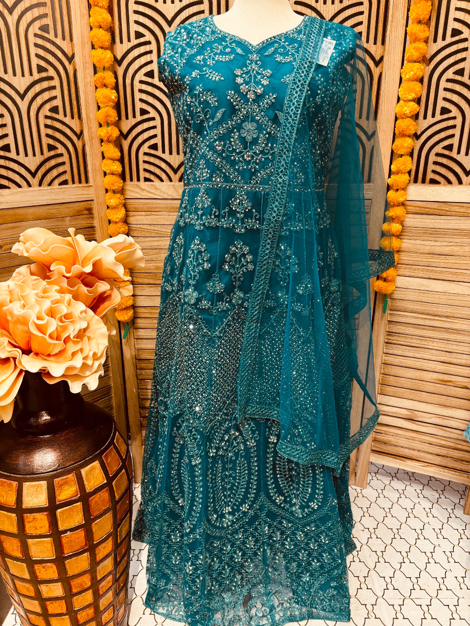 Stunning Plus Size Long Party Wear Dress image 4