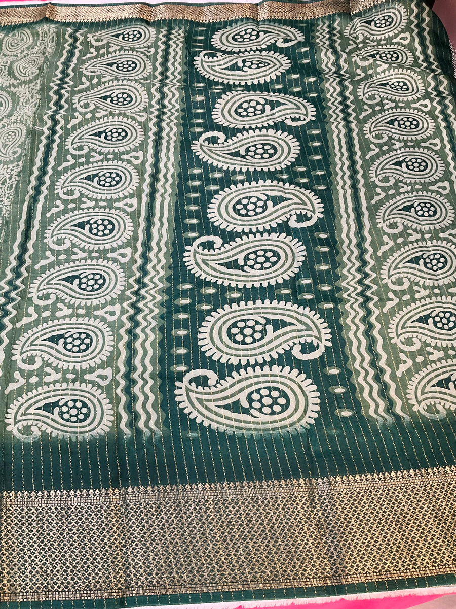 Light Weight Sarees with Mango Design