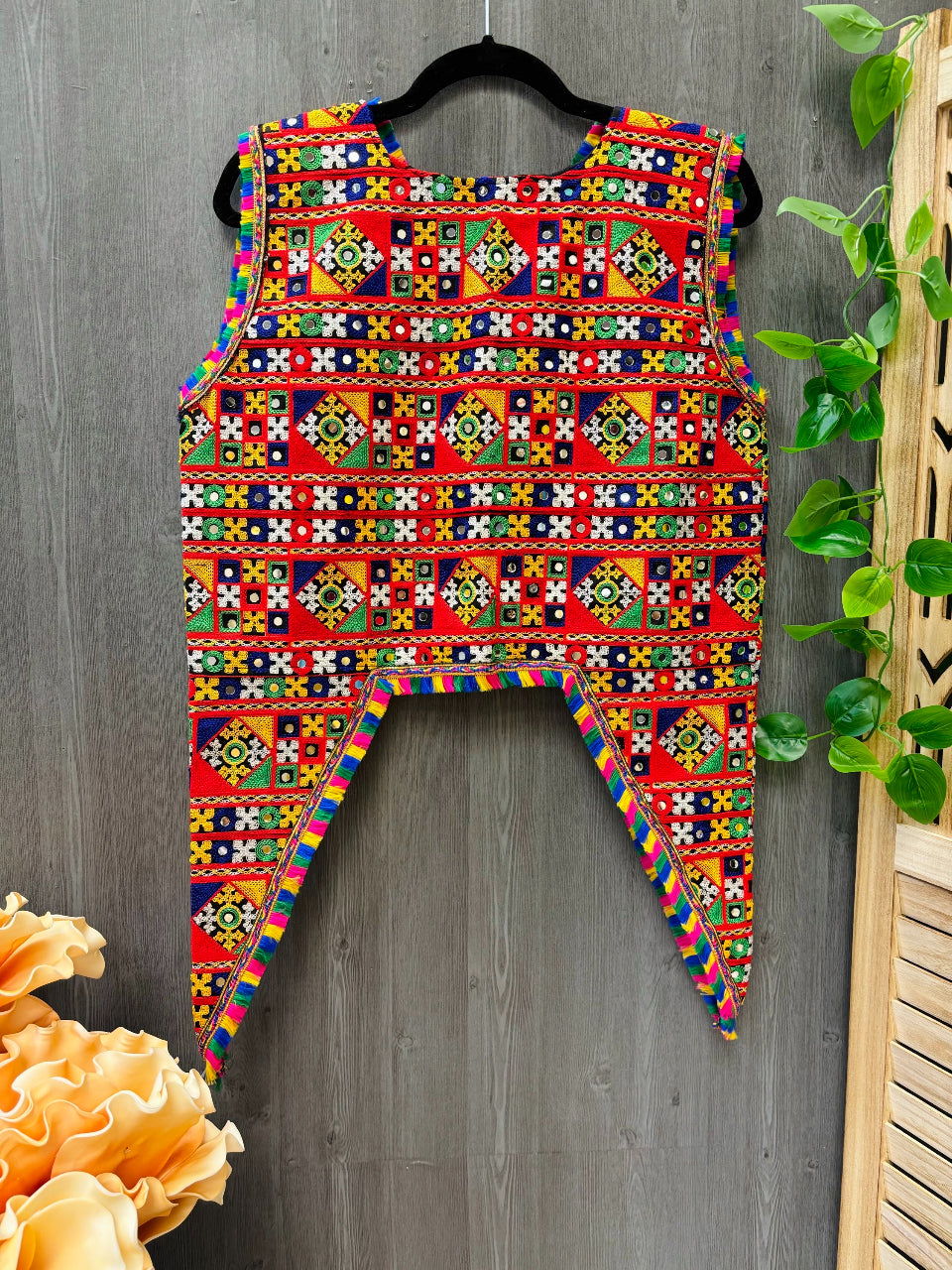 Garba/Dhandiya Traditional Work Fish Cut Vests image 2