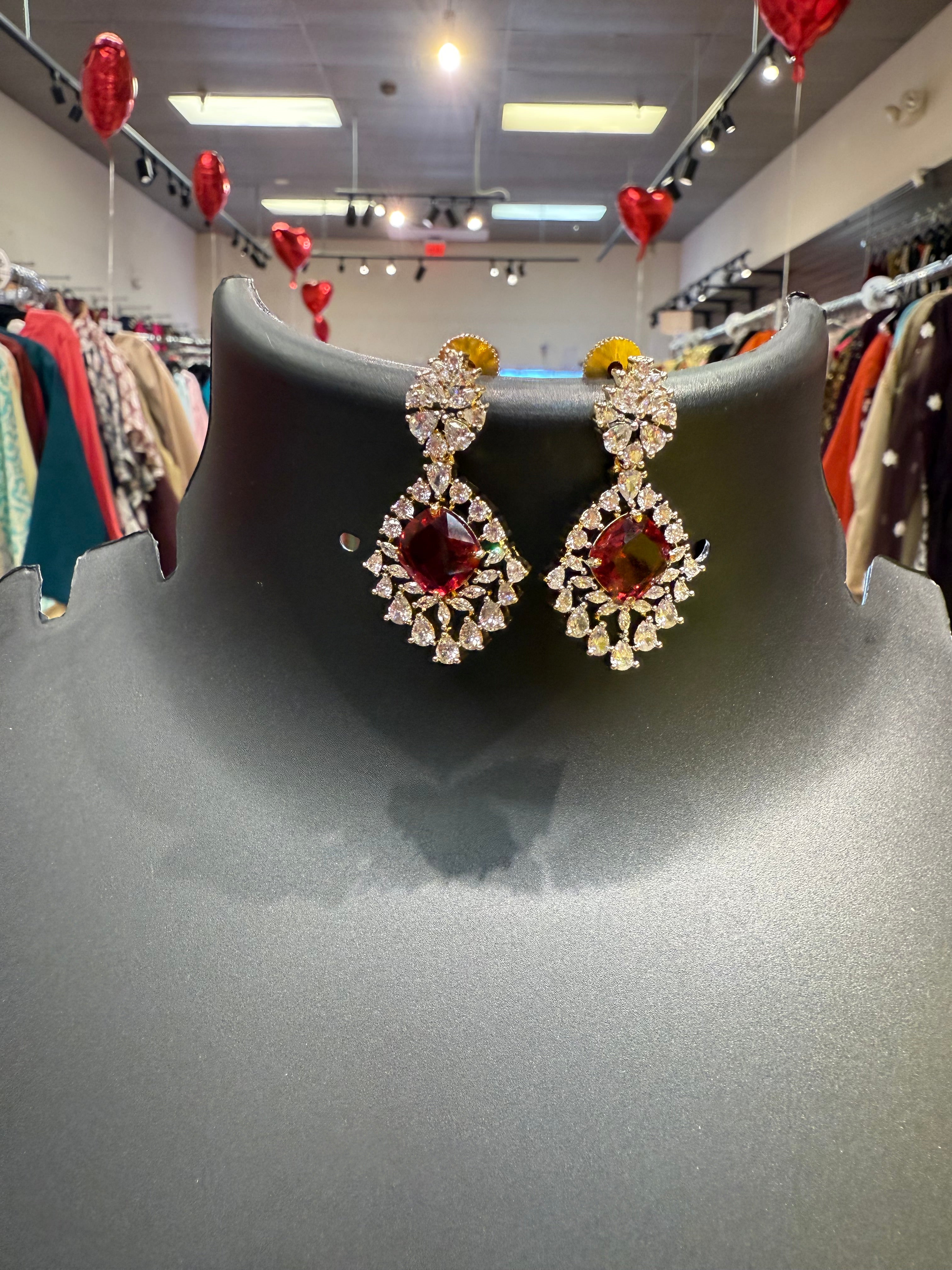 Party Wear CZ Necklace set