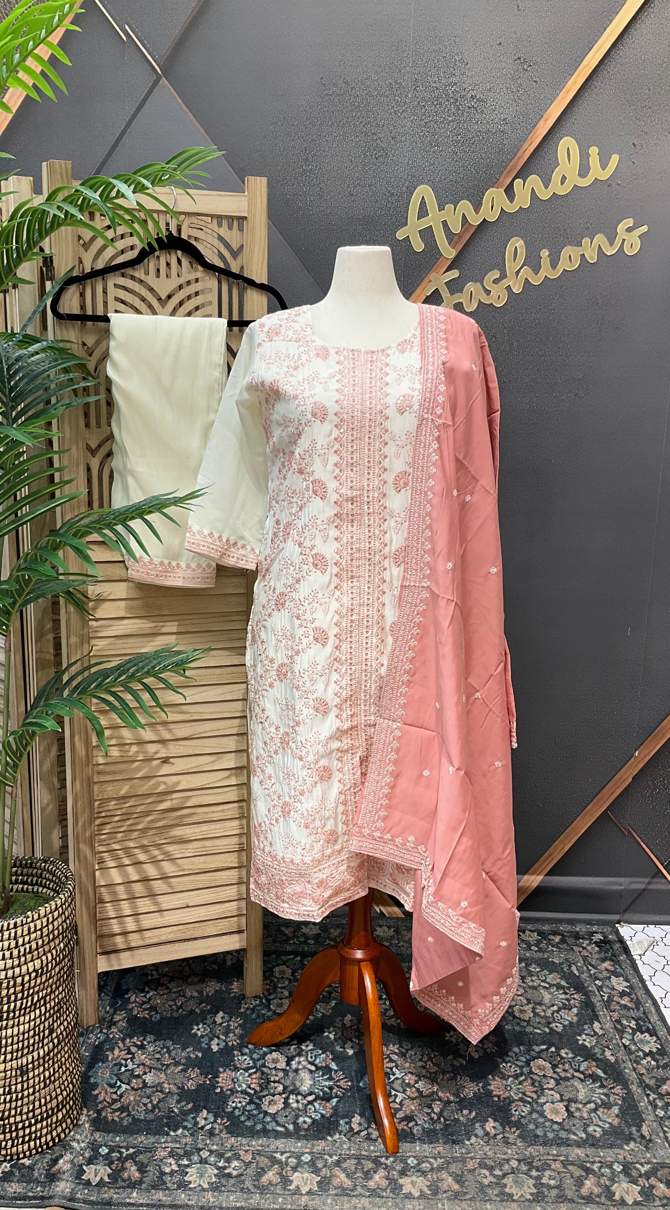 Party Wear Embroidery Work Kurti sets