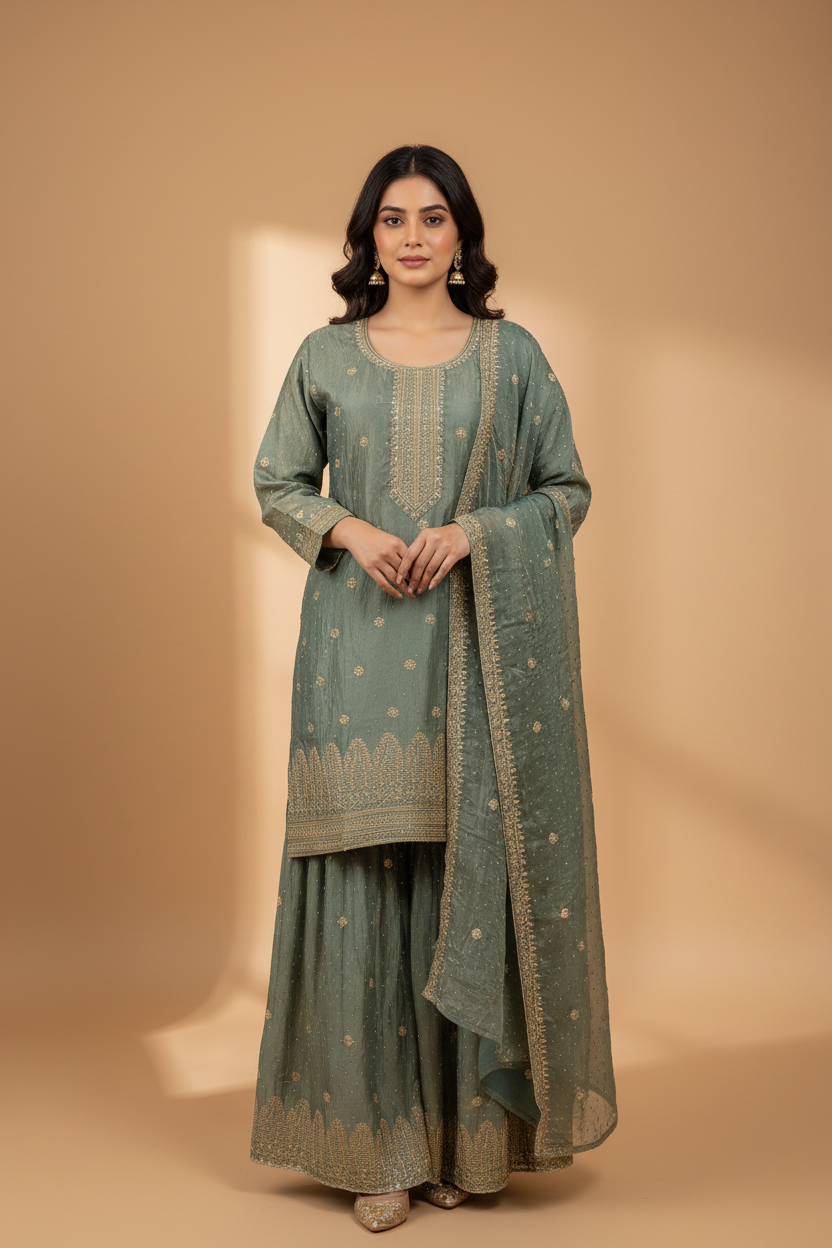 Size 44 - Party Wear Sharara set