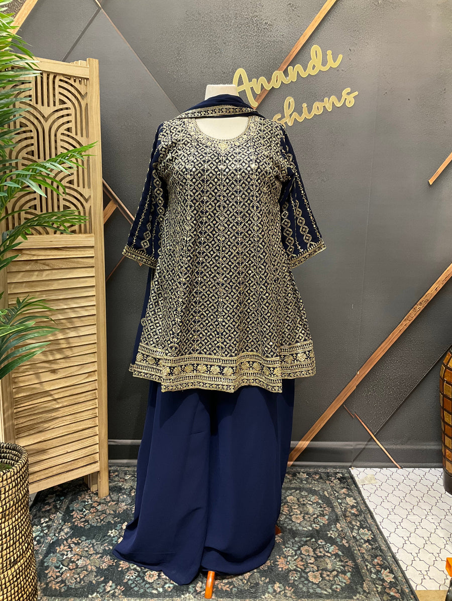 Plus Size Sharara Dress Sharara Set