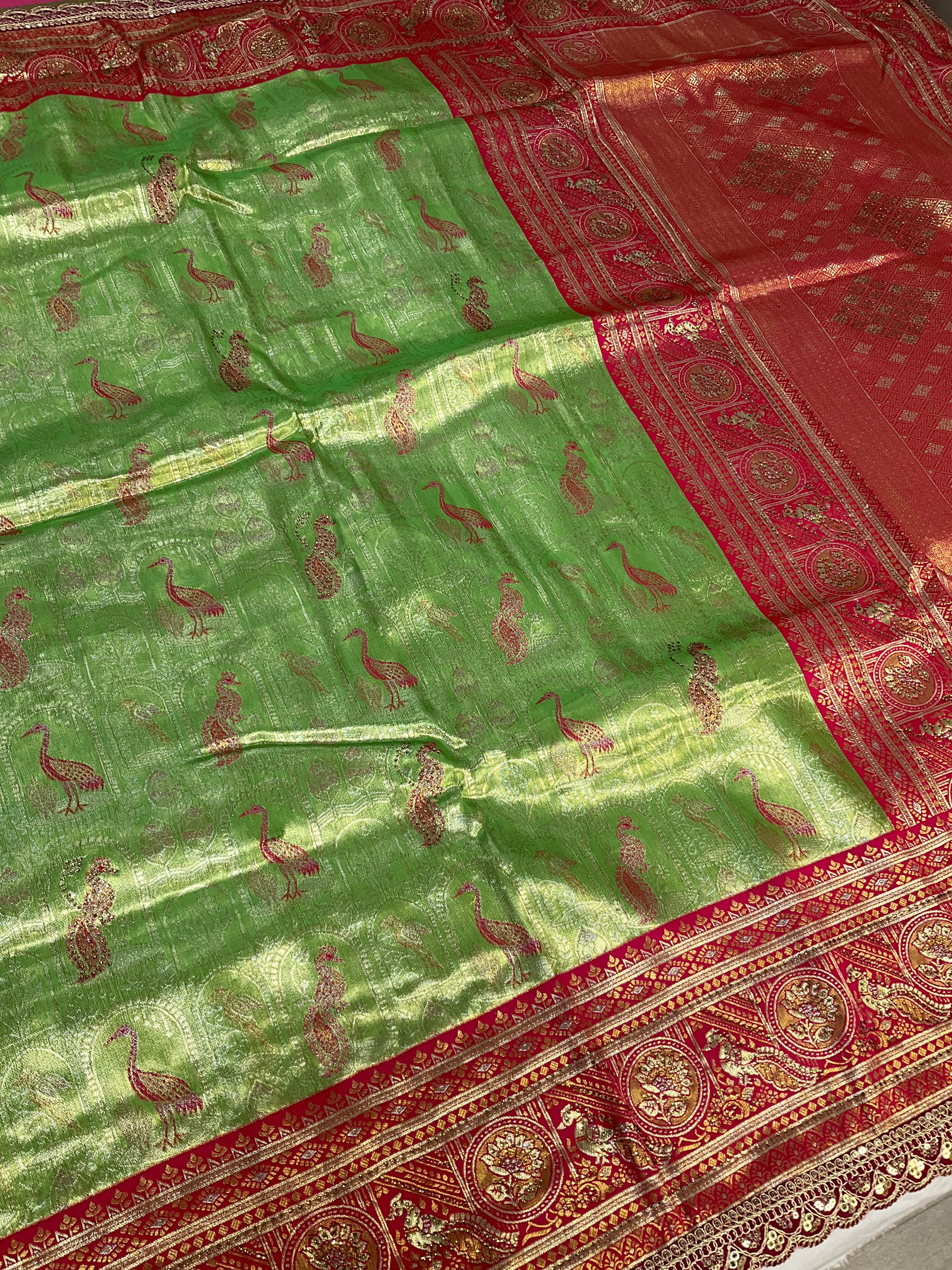 Green Silk Saree