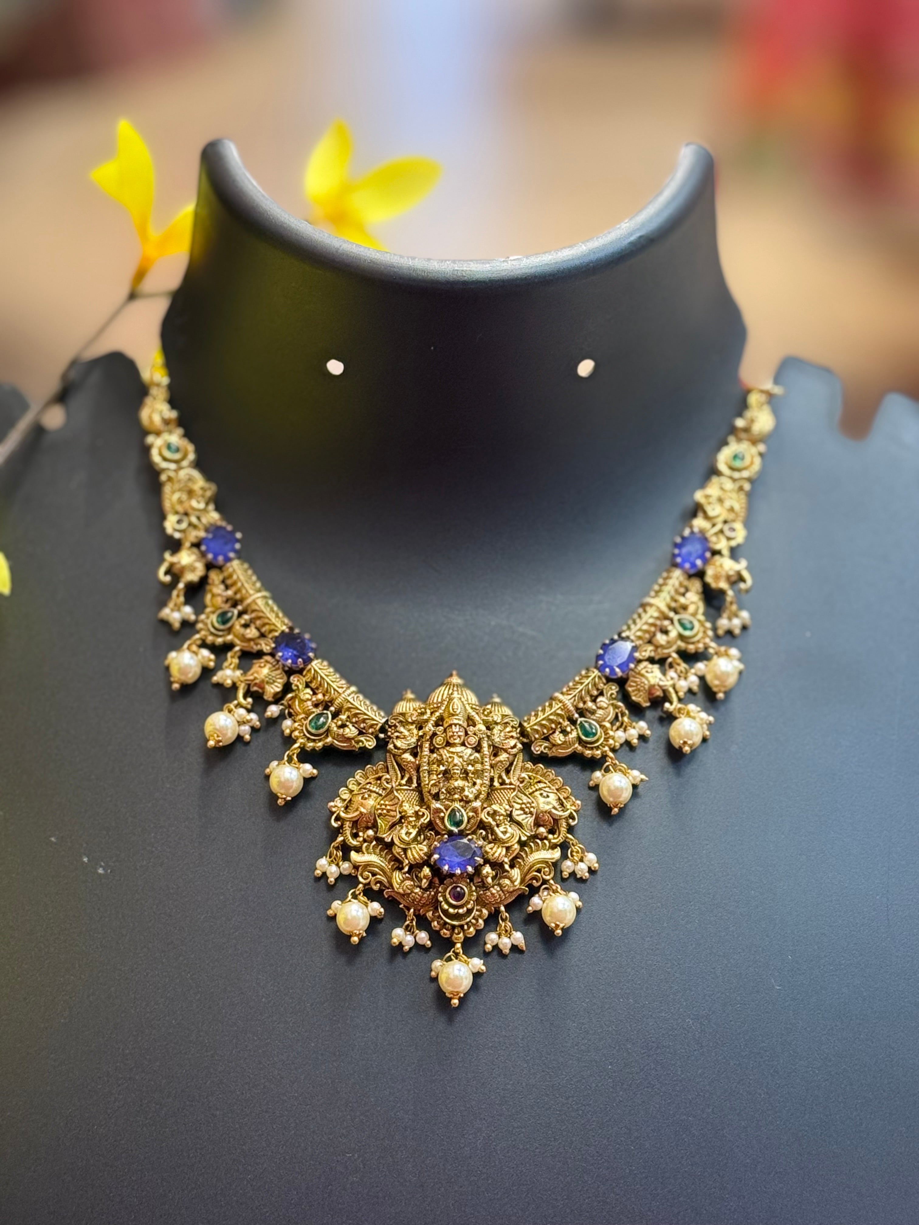 Temple Jewelry- Lord Balaji/Venkateswara Swamy Necklace set