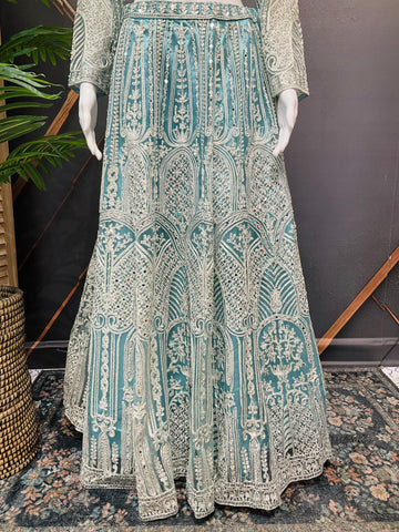 Pastel Heavy Work Lehenga Set - Wedding Guest & Party Wear