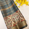 Light Weight Fancy Silk Saree with Animal Design Border