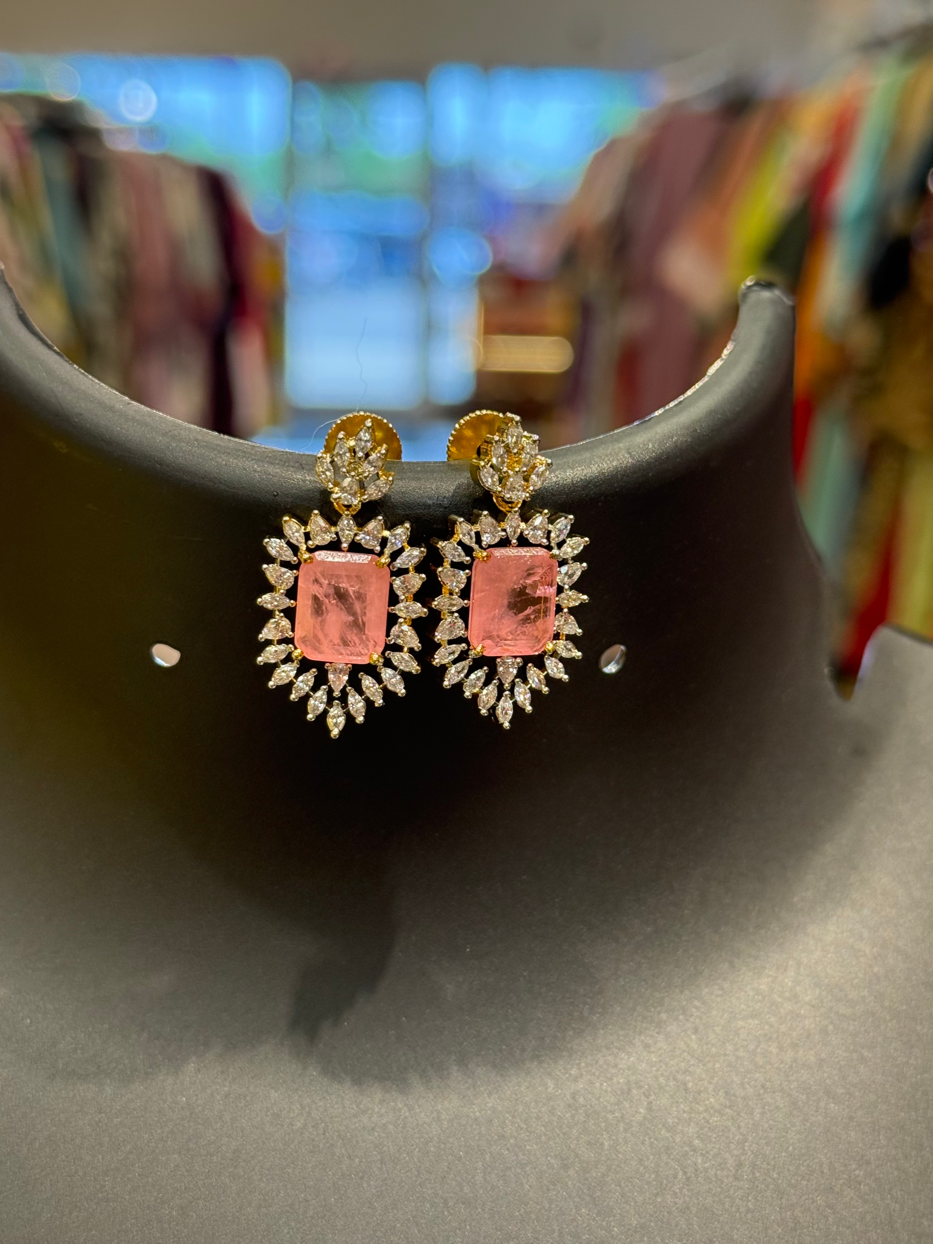 Party wear -CZ Necklace set image 5