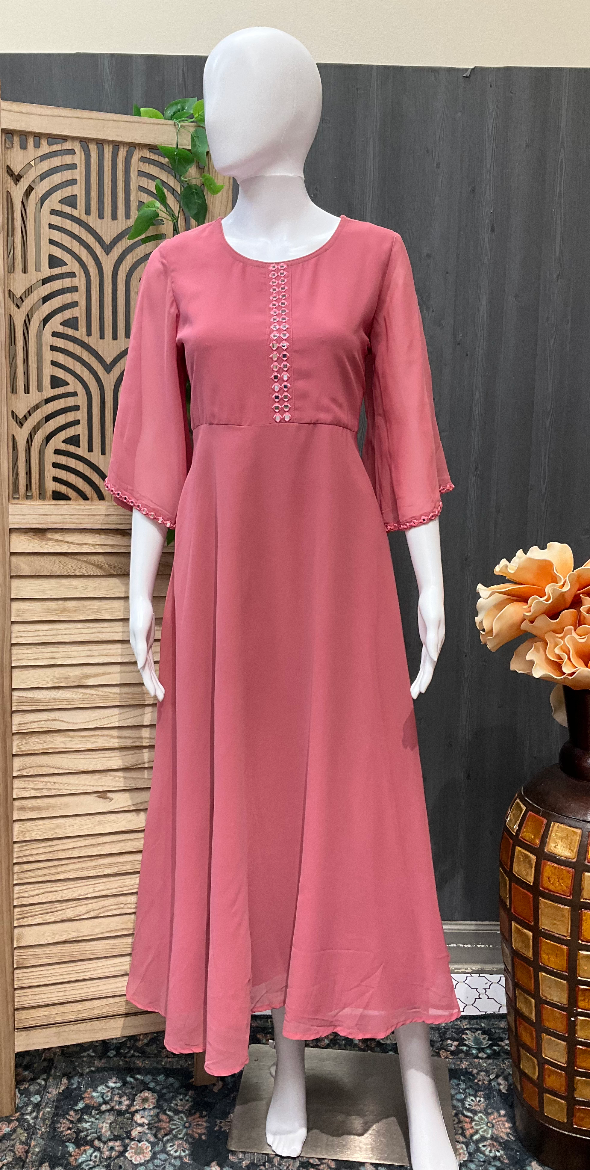 Long Frocks with real mirrors  image 0