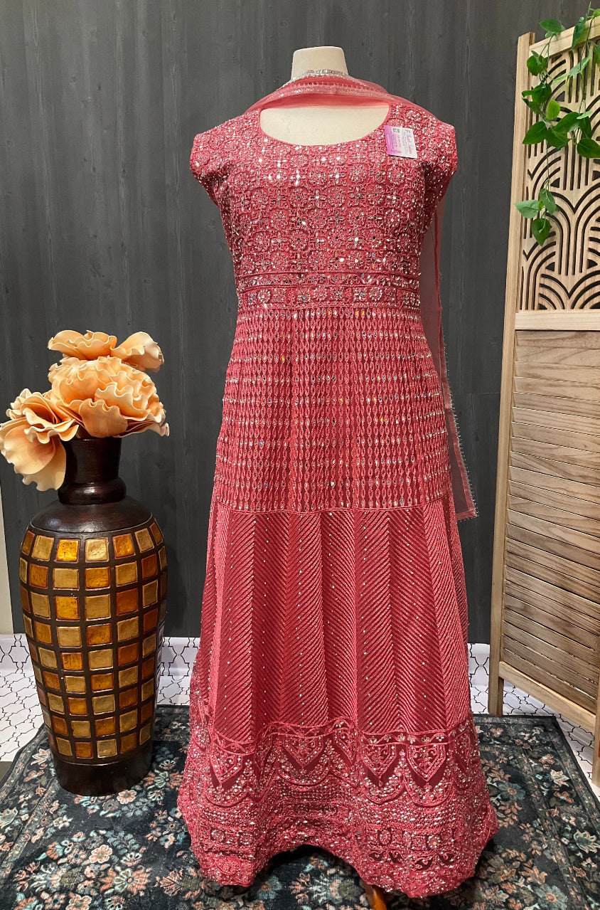 Plus Size - Party wear floor length dress- Size 56/58 image 0