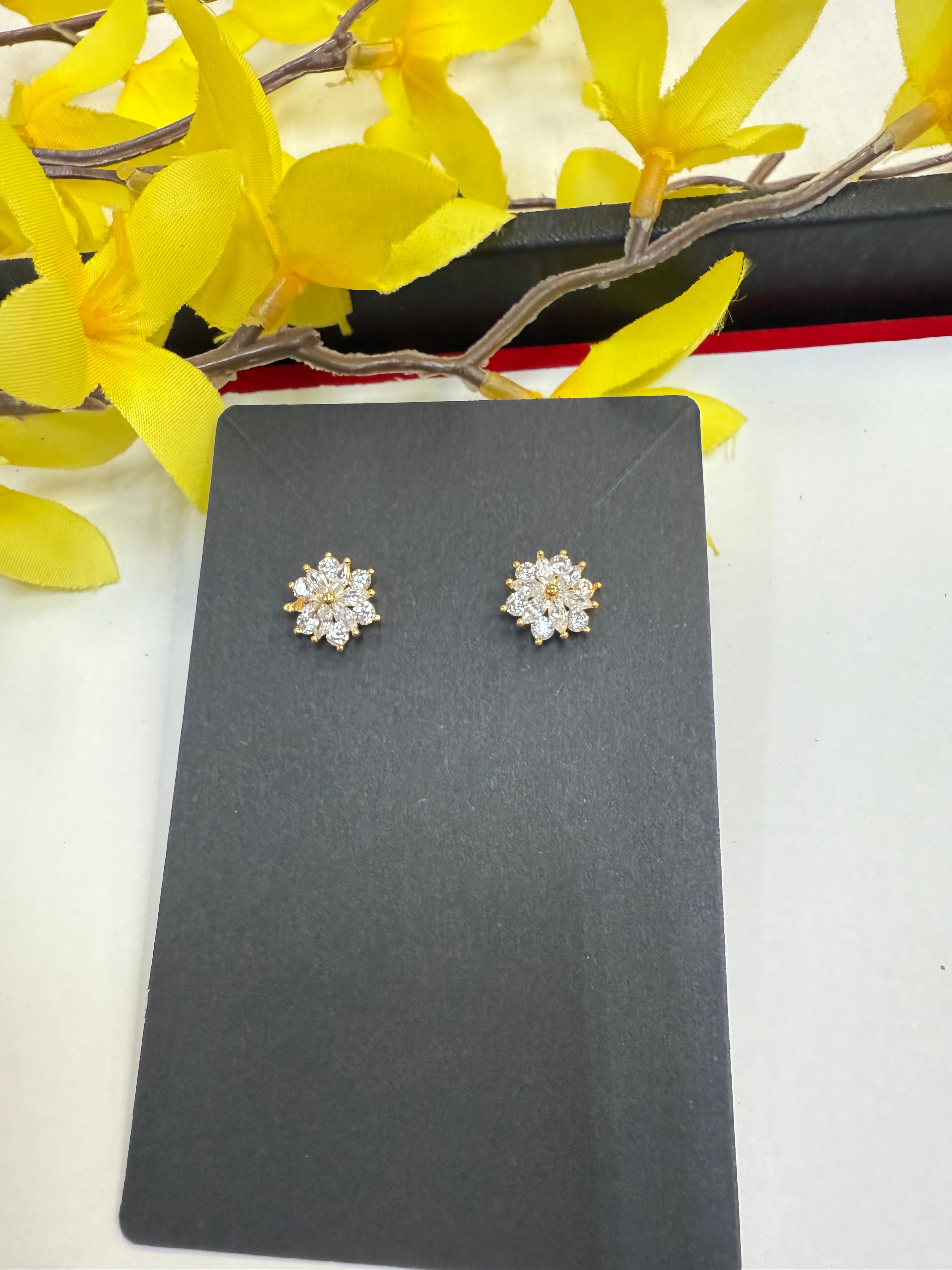 Flower Design - AD Stone Studs image 5