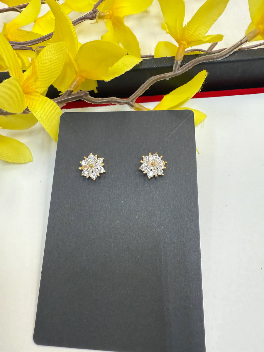 Flower Design - AD Stone Studs