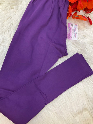 Purple leggings