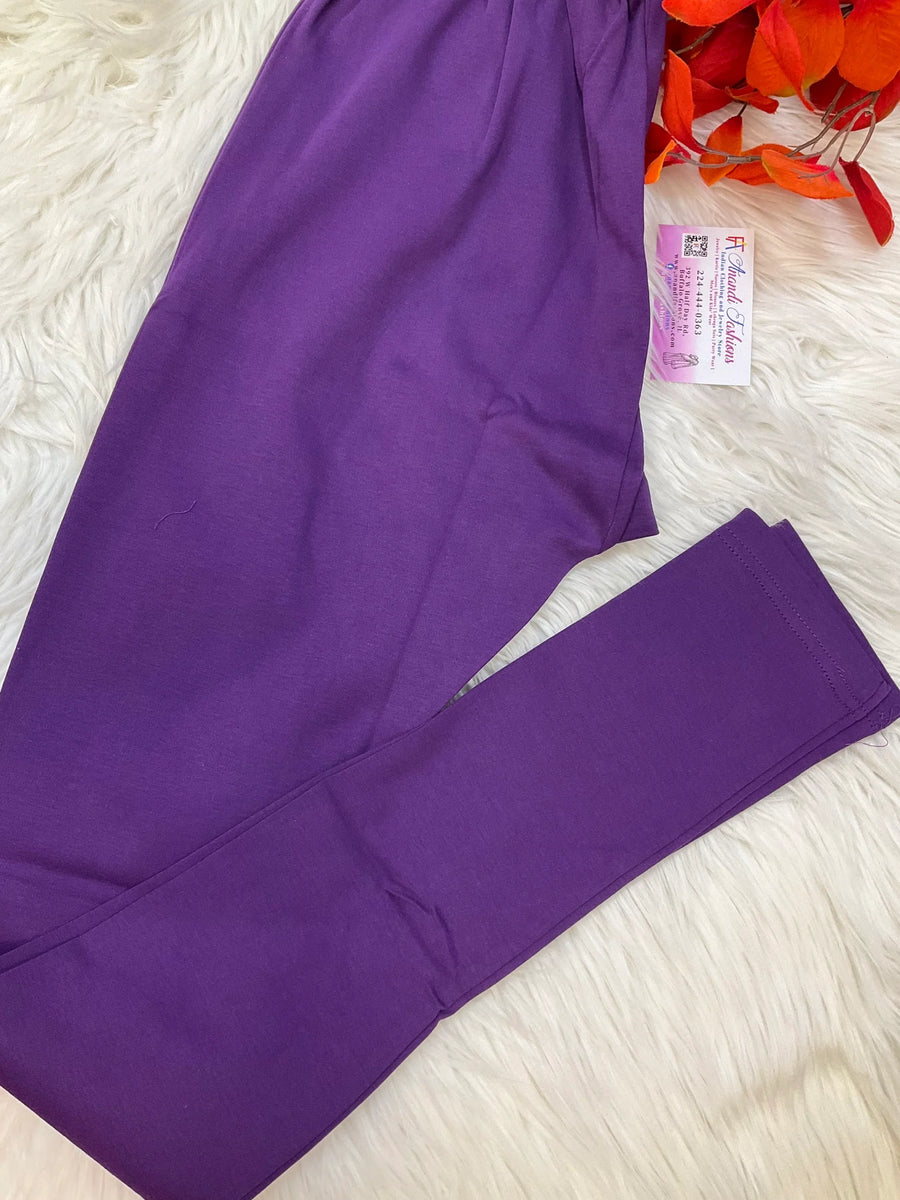 Purple leggings