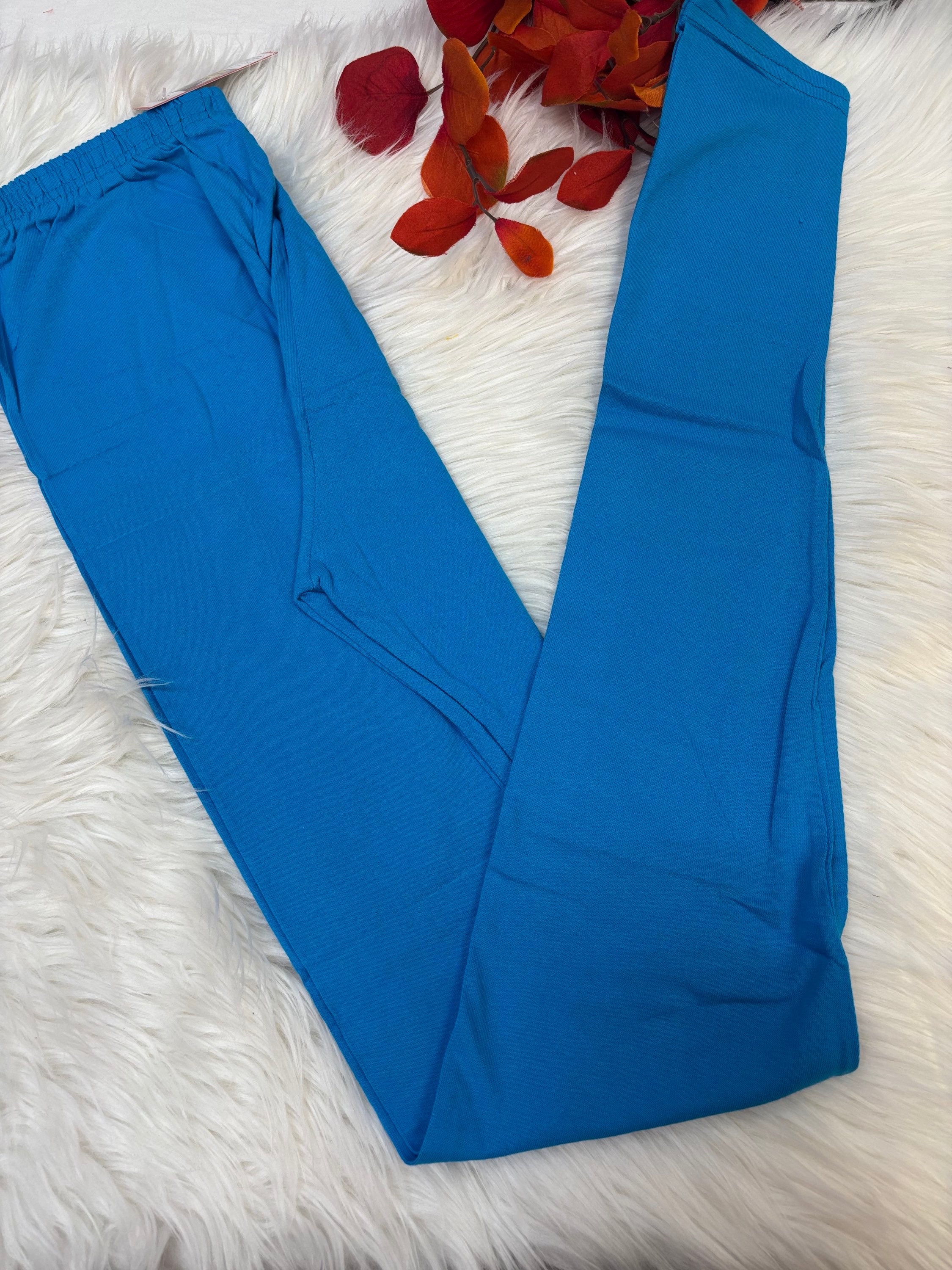 Blue Leggings-Size S/M image 1