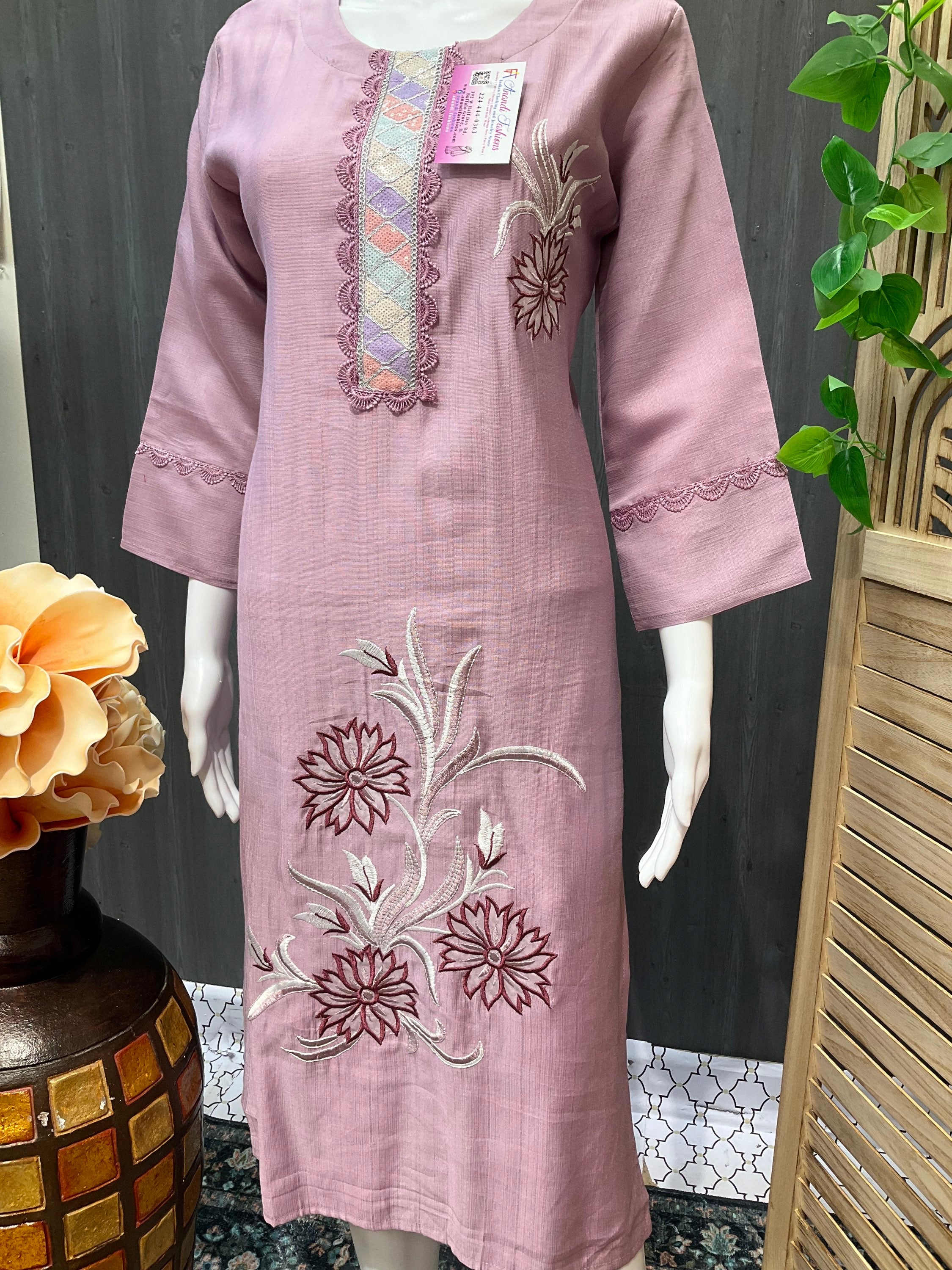 Embroidery Work Kurtis image 0