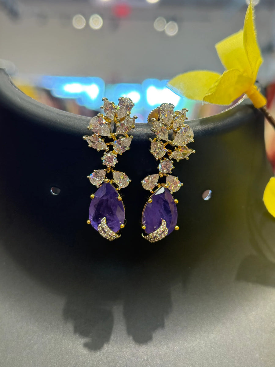 Party Wear CZ Earrings