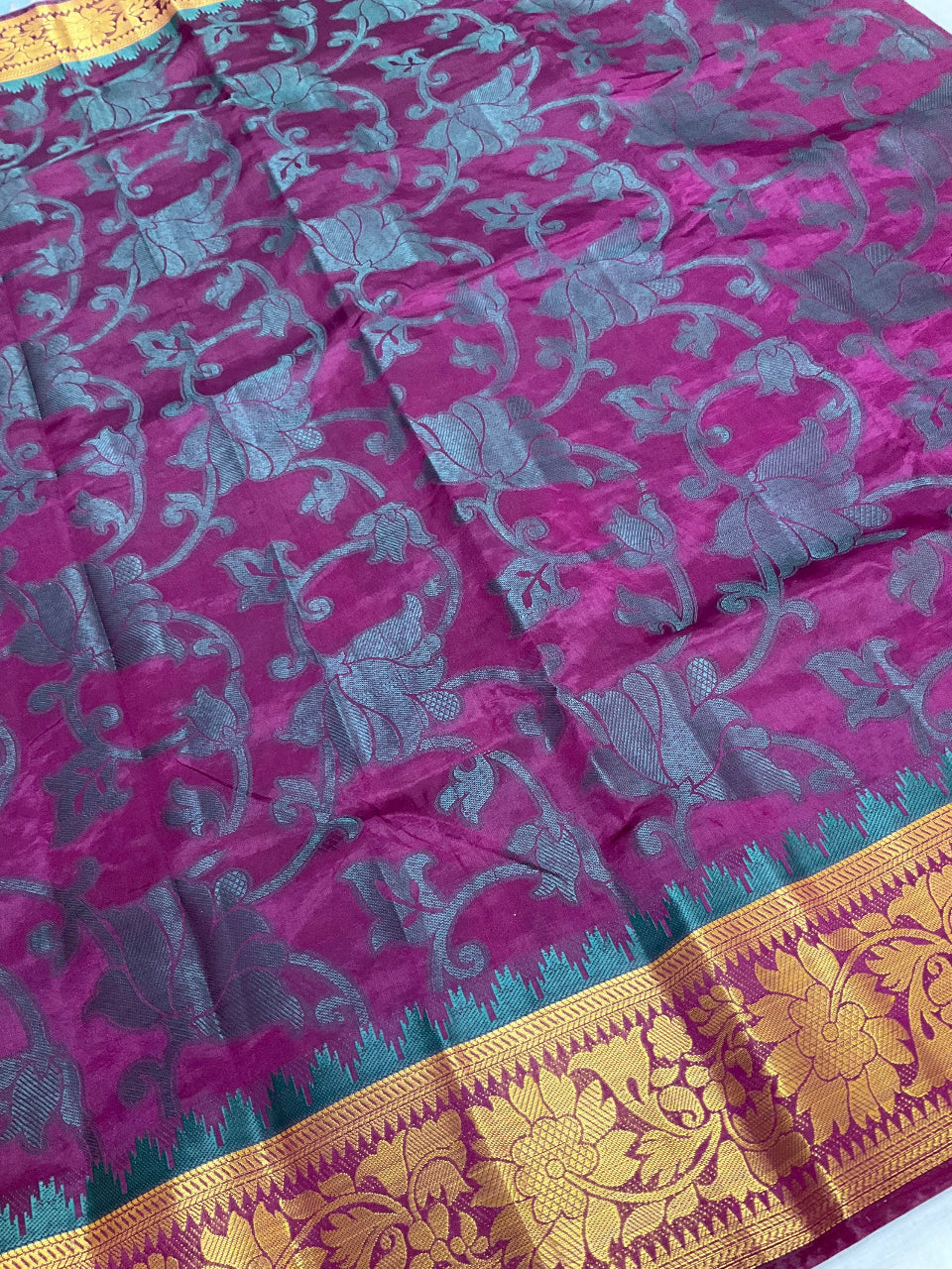 Indian Silk Saree - Semi Silk Saree image 4