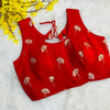 Size 38-Back Opening - Satin Silk Blouses