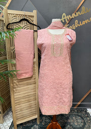 Pink Plus size Women’s kurti set